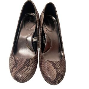 Merona Snakeskin Print High Heel Shoes Size 7.5